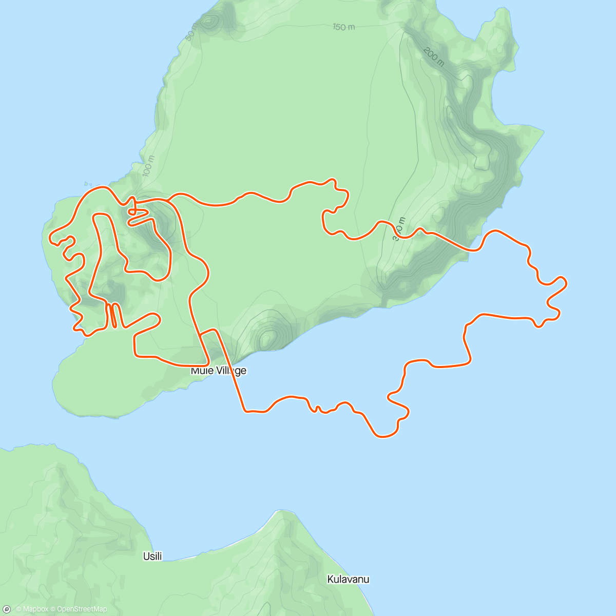 Mapa da atividade, Zwift - Gimenez in Watopia
