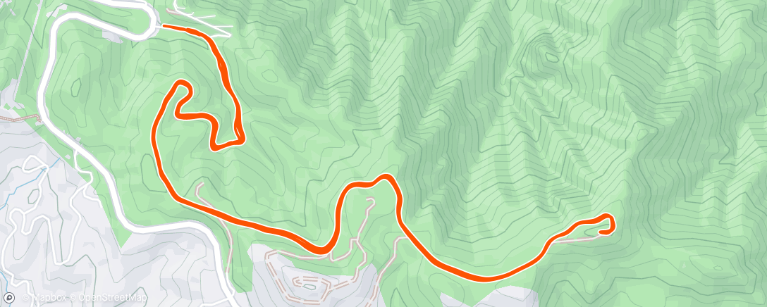 Map of the activity, Bigelow laps