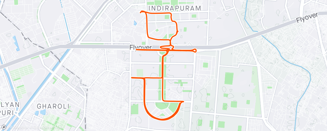 Map of the activity, Morning Ride