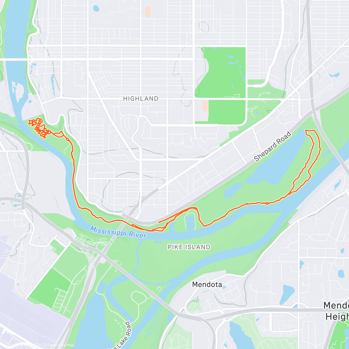 Map of the activity, Fat @ Crosby / Drunken Moose with Bill