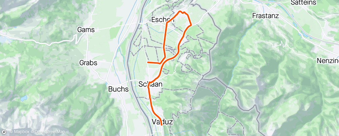 Map of the activity, ROUVY - Stage 8 (Vaduz) - Tour de Suisse 2022