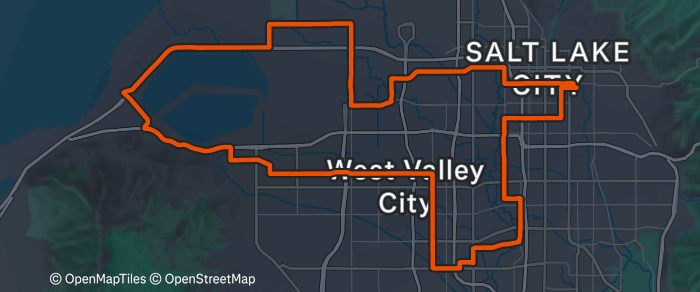 2025 RMCC Running Squid Saltair 53mi route
