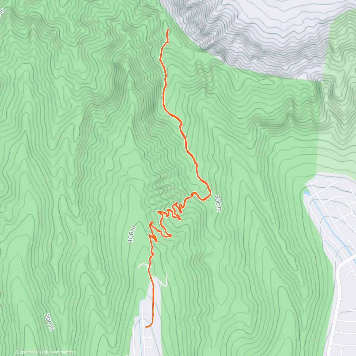 Карта физической активности (Kuliouou)