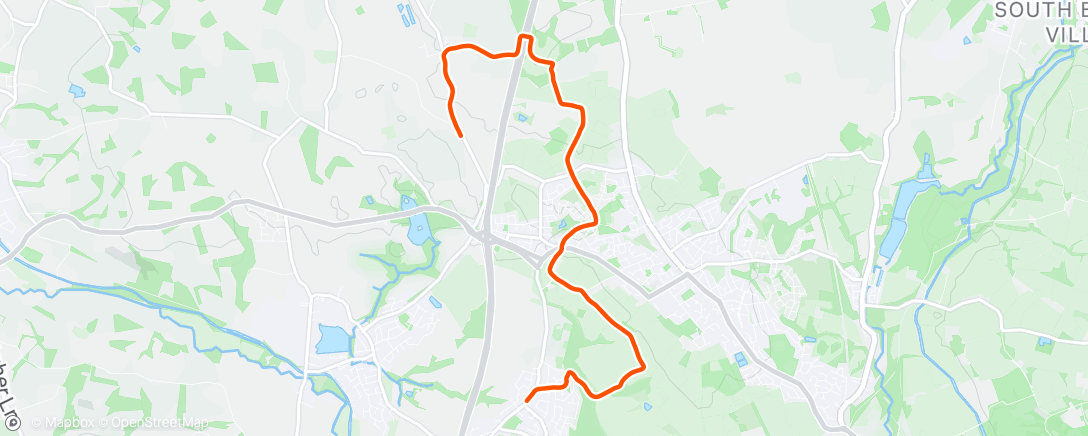 Map of the activity, Morning Walk