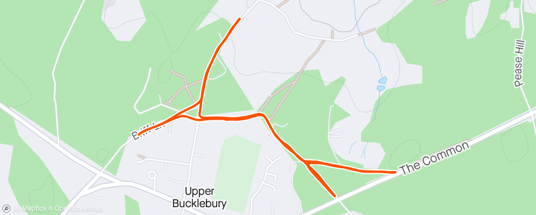 Map of the activity, Nice and Easy Morning Buggy Run (Run 2 : Week 16/16)