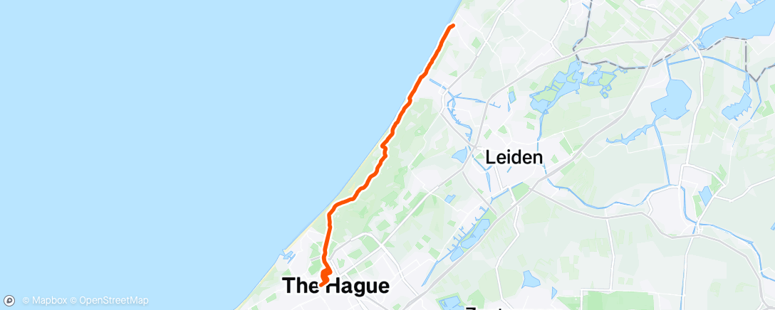Map of the activity, ☀ Avondrit: de eventjes tussendoor rit solo. Blijft een mentale strijd als je niet in een lekker trainingsritme zit. 😵‍💫