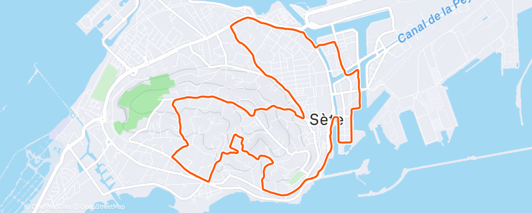 Map of the activity, Footing