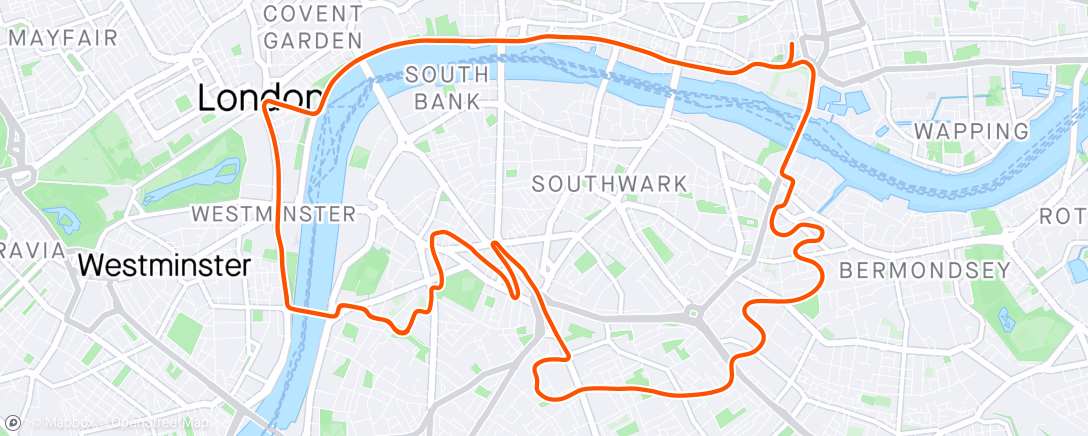 Map of the activity, Zwift - Race: Eastern Canadian Quest Racing Series (ECQRS) (C) on London Loop in London