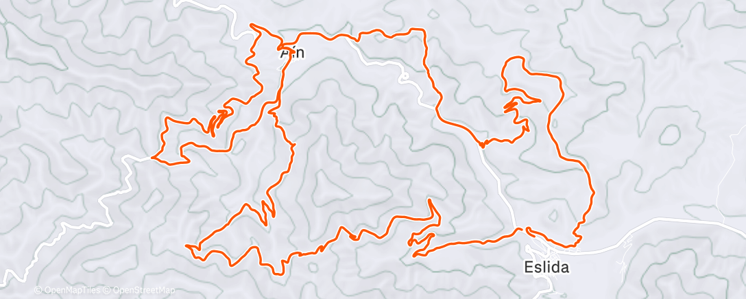 Map of the activity, Mañana de vatios ⚡