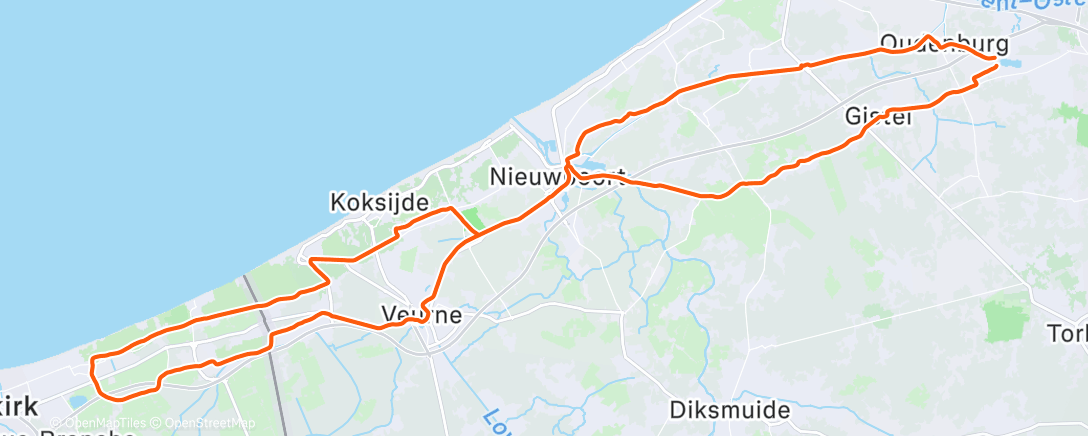 Mappa dell'attività Fahrt am Morgen