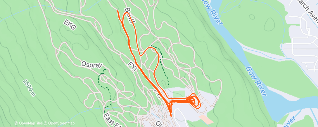 Map of the activity, Morning Ride