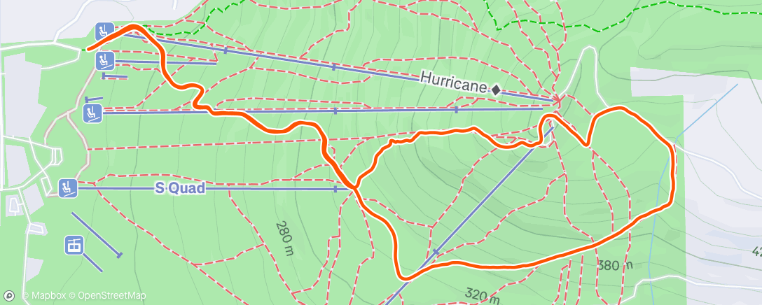 Map of the activity, FNV 8-1