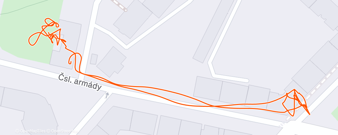 Карта физической активности (Chůze 85.9t/12:57/^0m @ Decin (Wednesday))