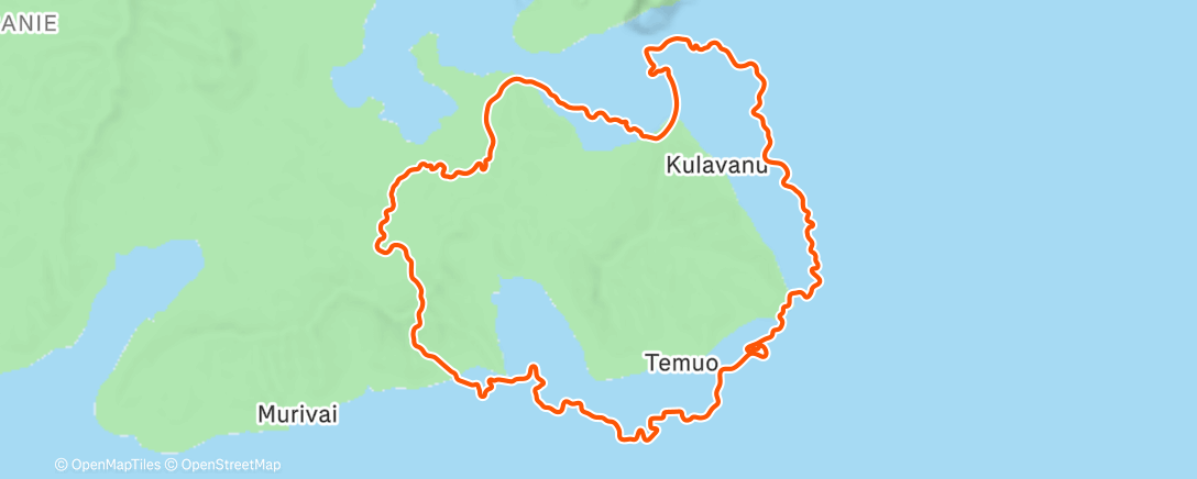 Map of the activity, Zwift - Sugar Cookie in Watopia