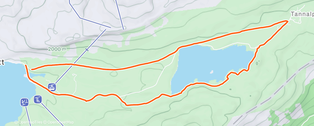 Map of the activity, Silvester Winterwanderung Melchsee-Frutt ❄️ ❤️