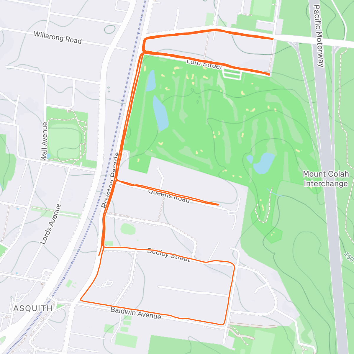 Carte de l'activité Run off bike