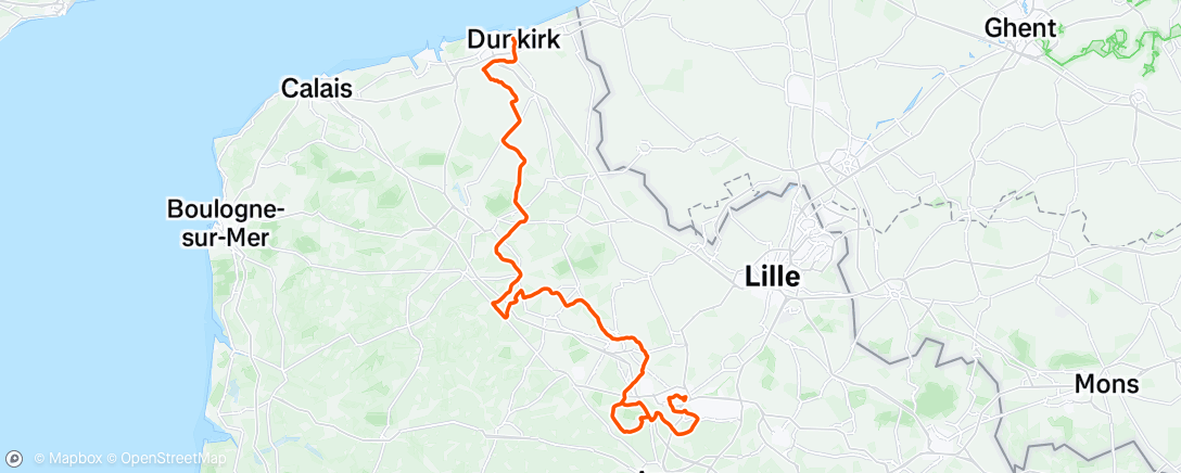 Map of the activity, 🇫🇷🇫🇷 Classique Dunkerque / Grand prix des Hauts de France