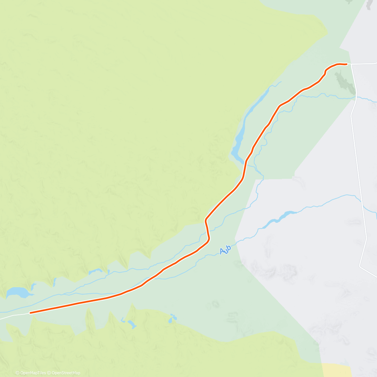 Карта физической активности (ROUVY - Sossusvlei desert | Namibia)