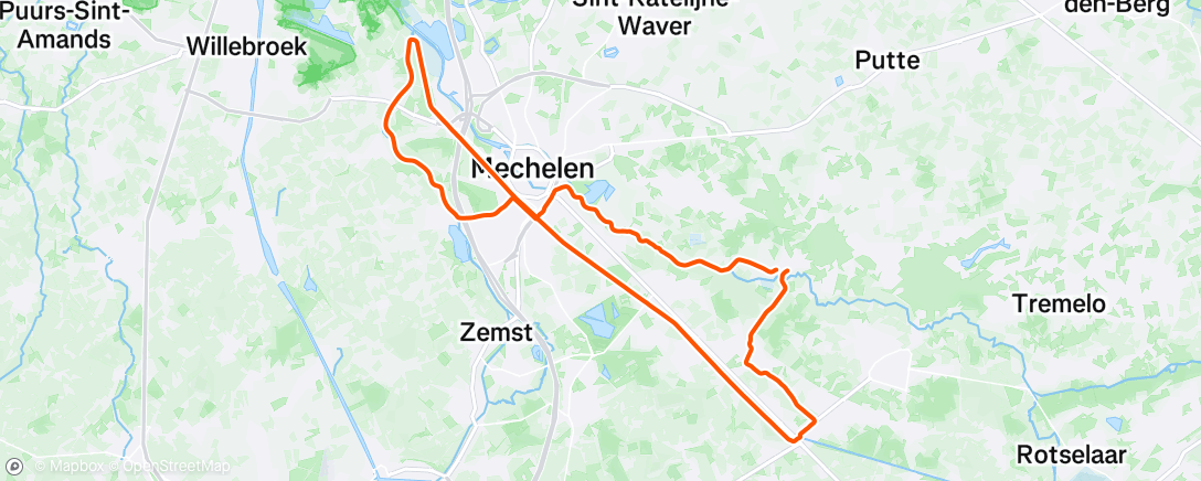 Map of the activity, Pre Hulst & Zonhoven