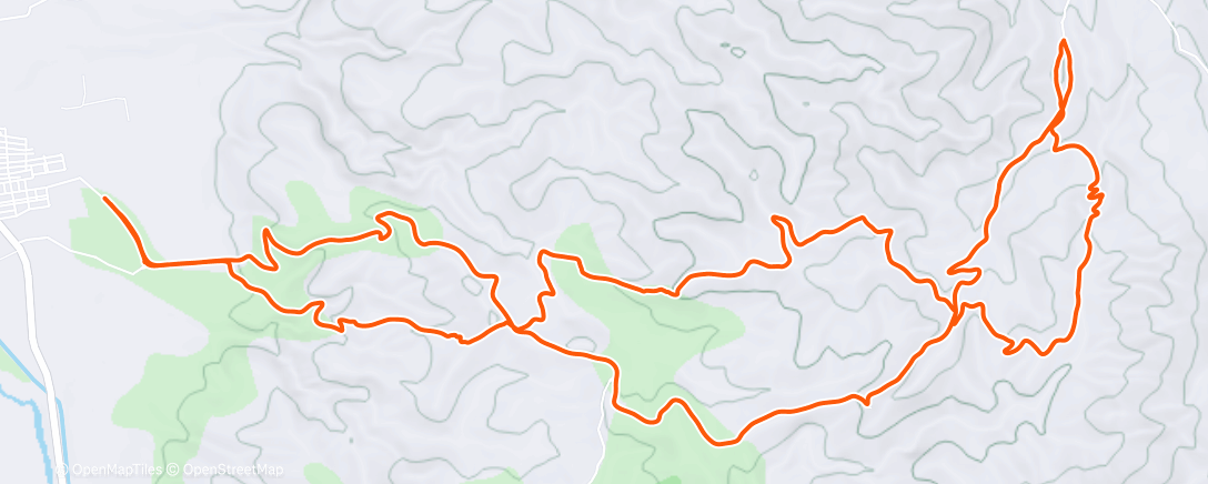 Карта физической активности (recorrido de ida y vuelta Tortosa)