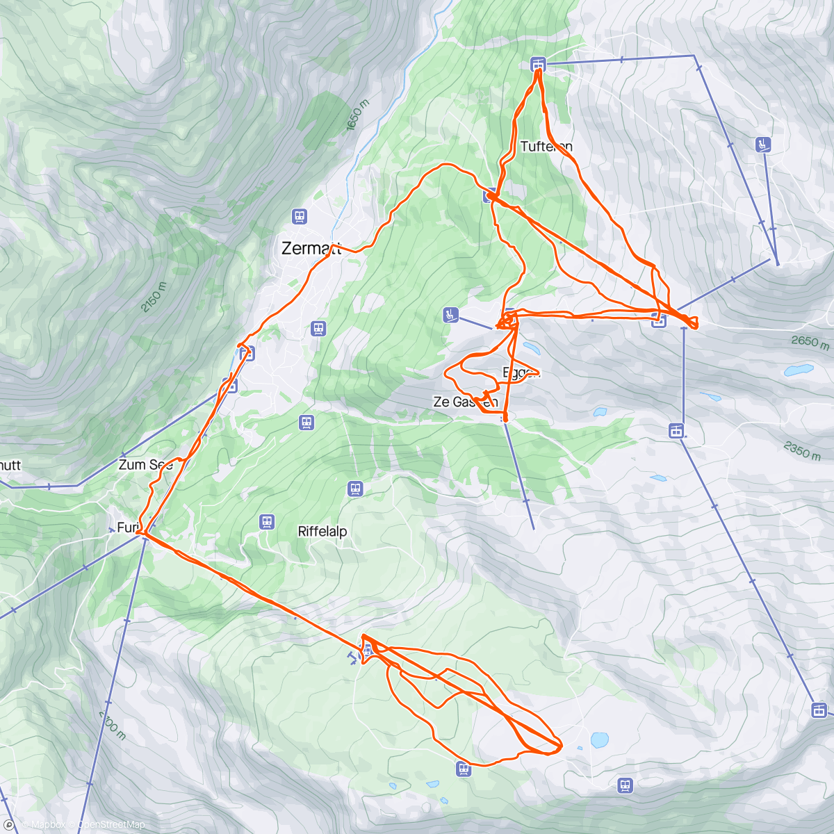 Map of the activity, Les deux dernières descentes étaient les meilleures des « cinq » jours