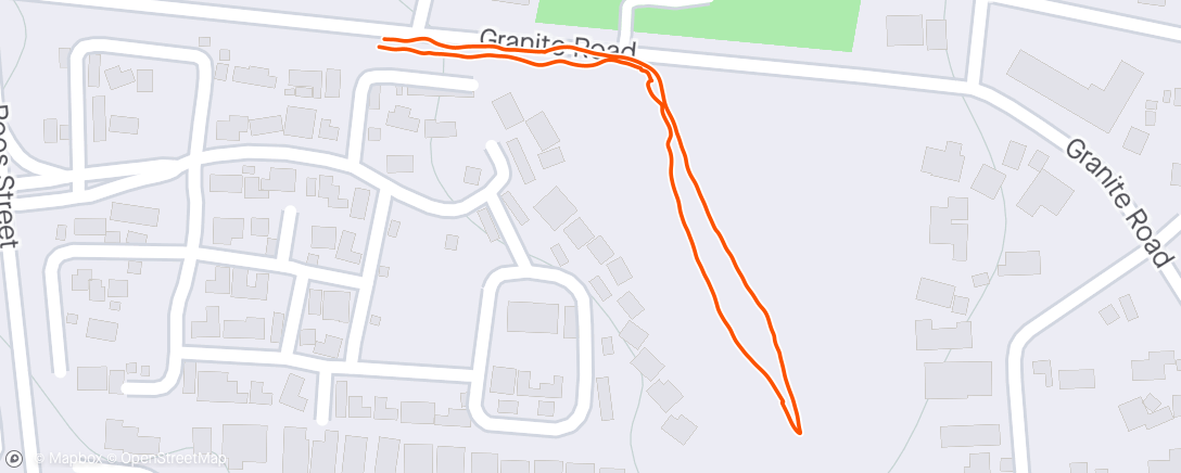 Map of the activity, Wednesday Morning Walk