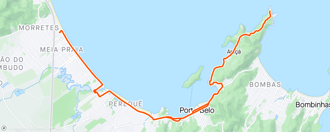 Map of the activity, Araça