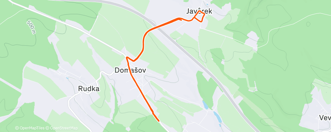 Карта физической активности (Morning Run)