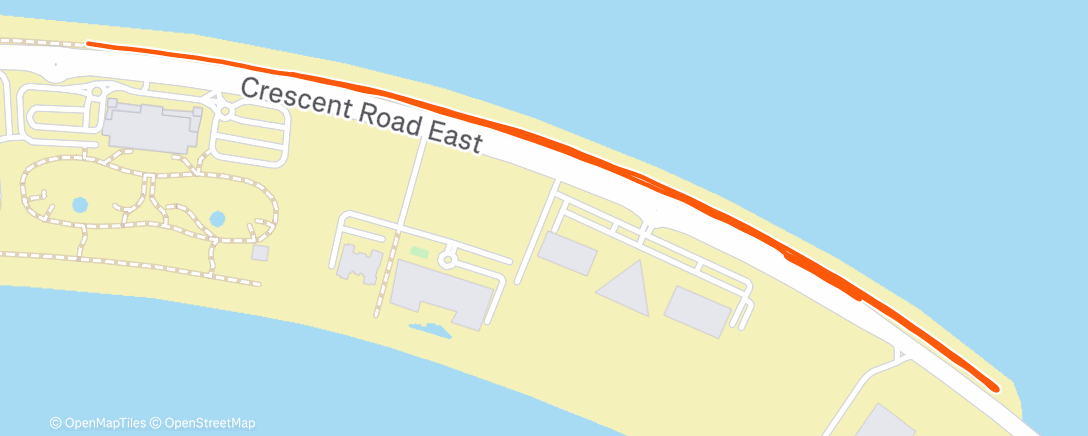 Map of the activity, Morning Run