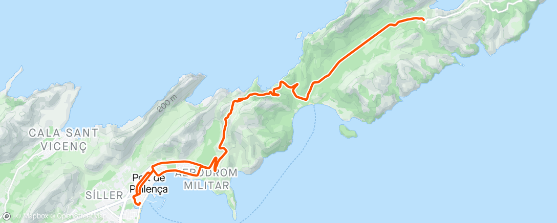 Map of the activity, Cap de Formentor: (Part) MALLORCA.
Rained out!! Back another Day.