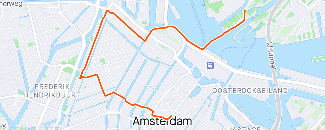 Map of the activity, Amsterdam