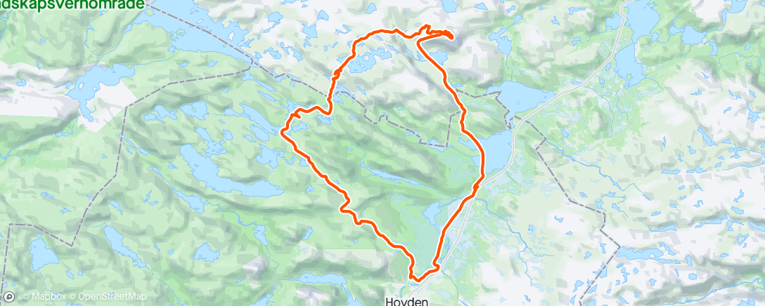 Map of the activity, Pudderføre skate