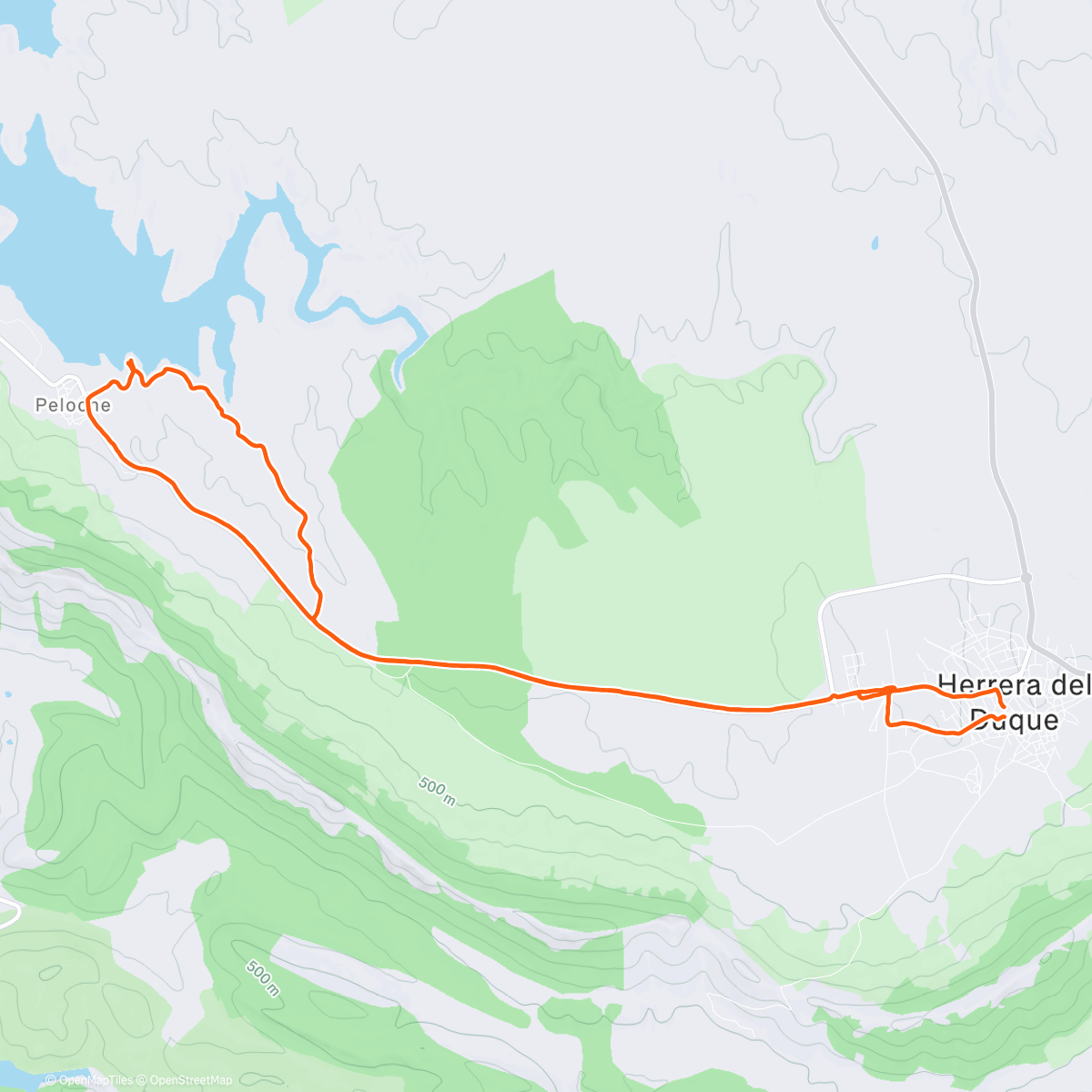 Карта физической активности (Con Alfajorcito por la Siberia extremeña)