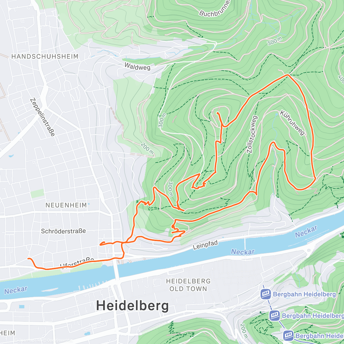 Карта физической активности (Heidelberg mal anders)