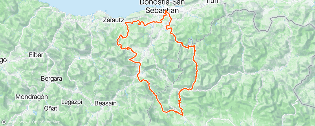 Map of the activity, MUSSARA DONOSTIA