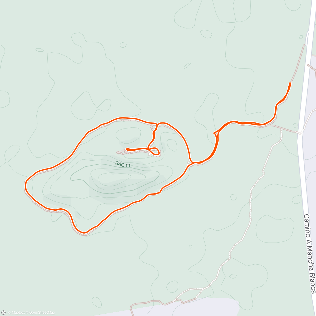 Map of the activity, Randonnée au Volcan de Los Cuervos. Lanzarote