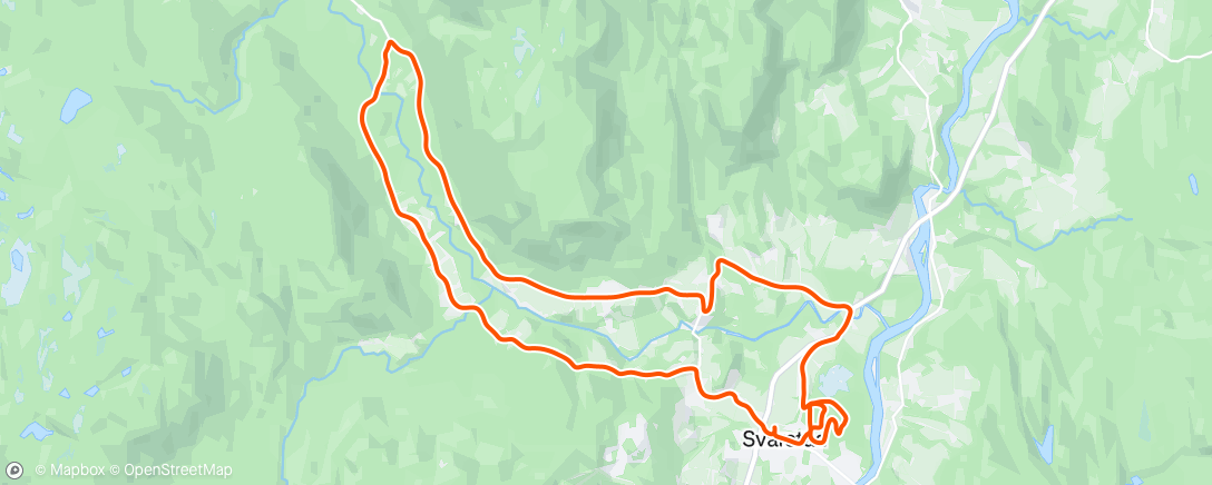 Map of the activity, Morning Ride