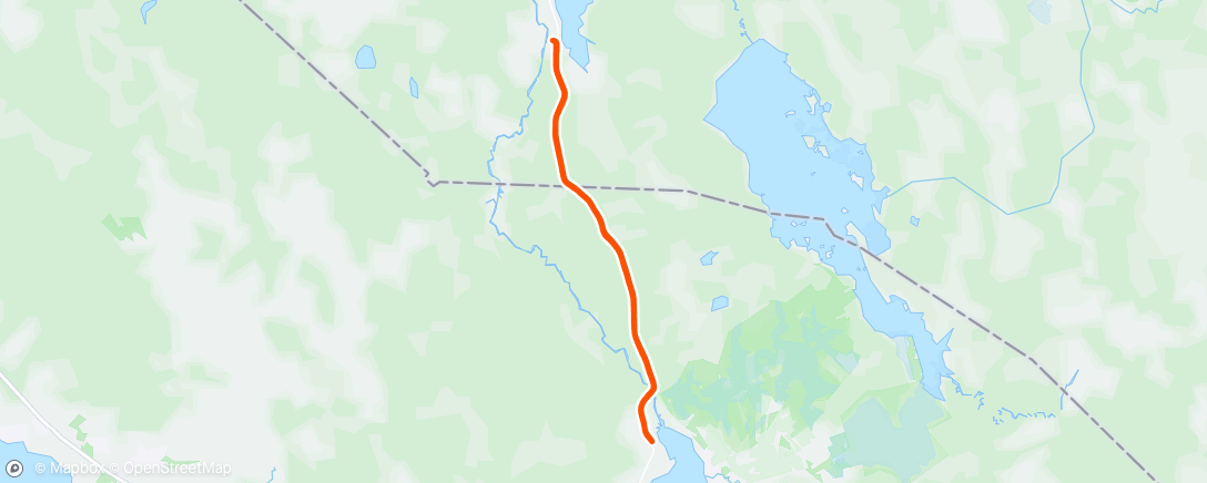 Map of the activity, 2*3km+2*2km ’5min