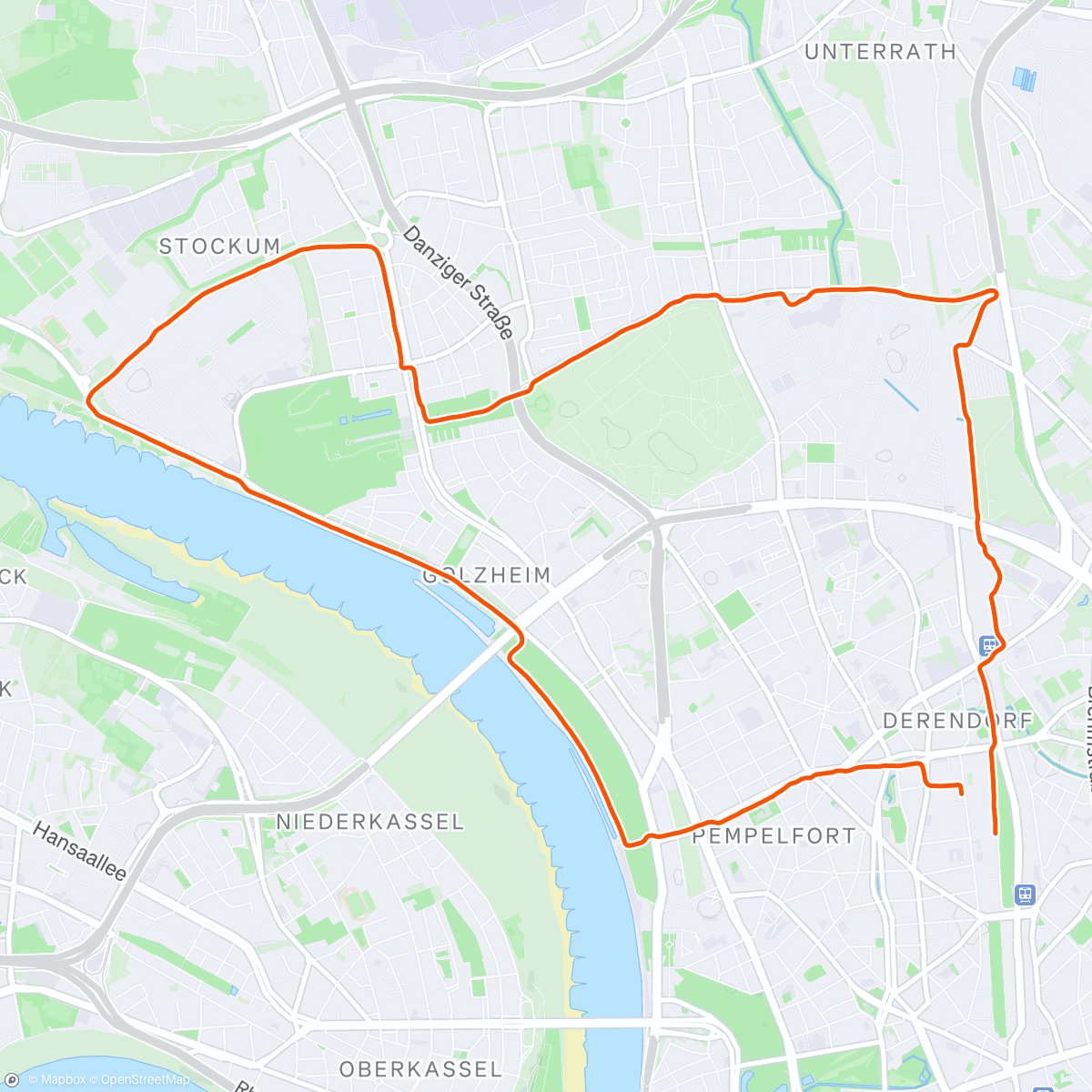 Map of the activity, Windige Feierabendrunde