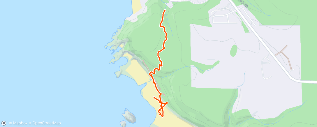 Mapa de la actividad, Tricia's B-Day Peninsula Hike 2 of 2: The Coast