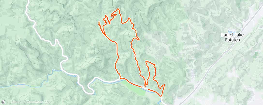 Map of the activity, Pisgah with bro