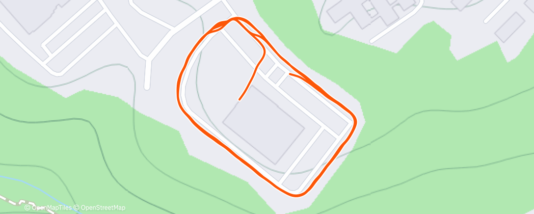 Map of the activity, Lunch Walk