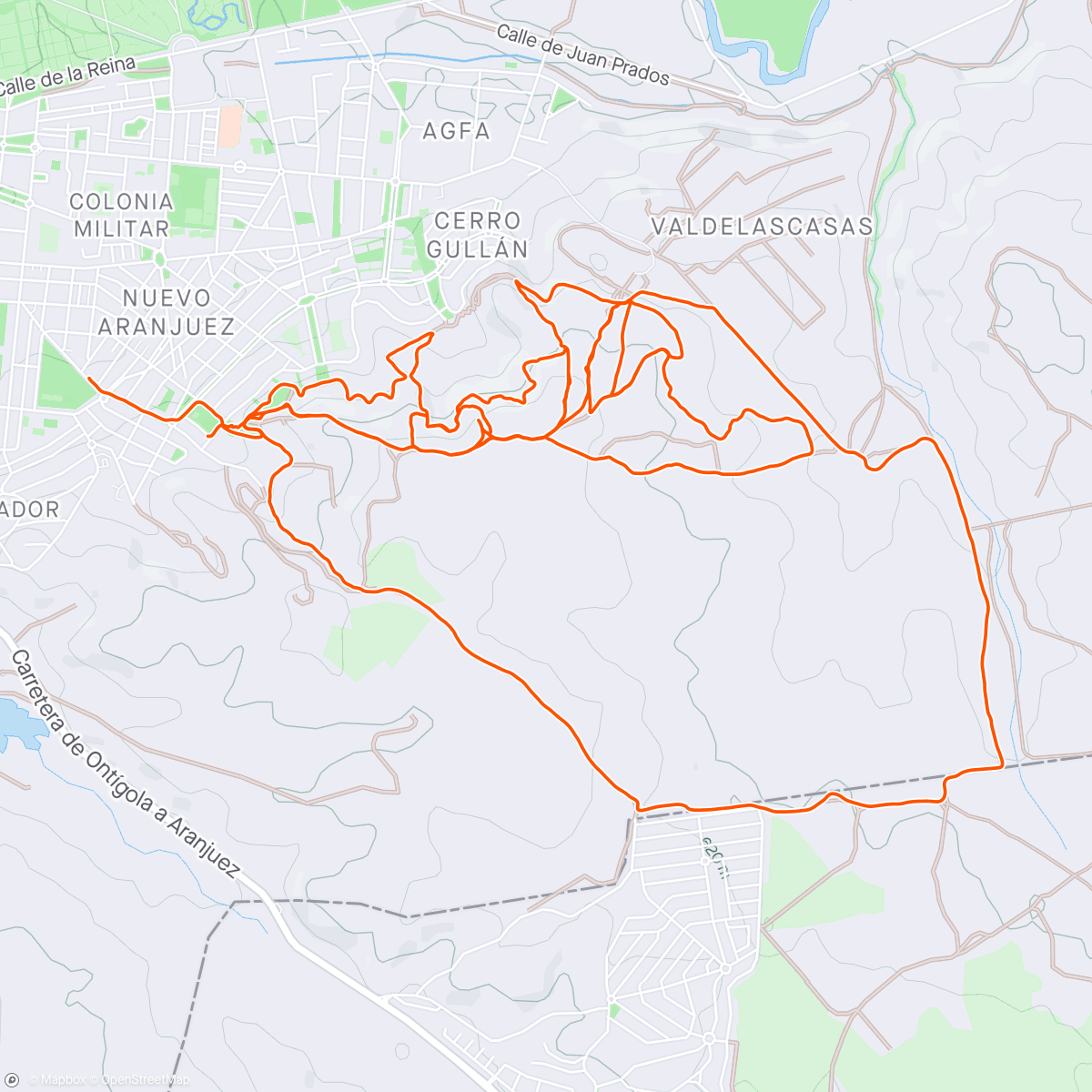 Map of the activity, CERRITO CON SUPERDIEGO Y ARANTRAIL💪🏃‍♂️🏃‍♂️🏃‍♂️🏔