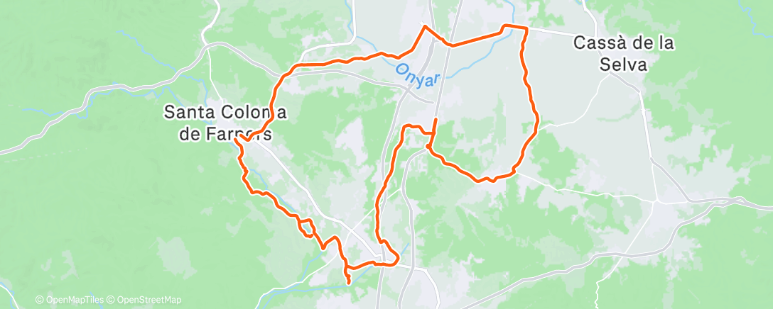 Карта физической активности (Morning Gravel Ride)