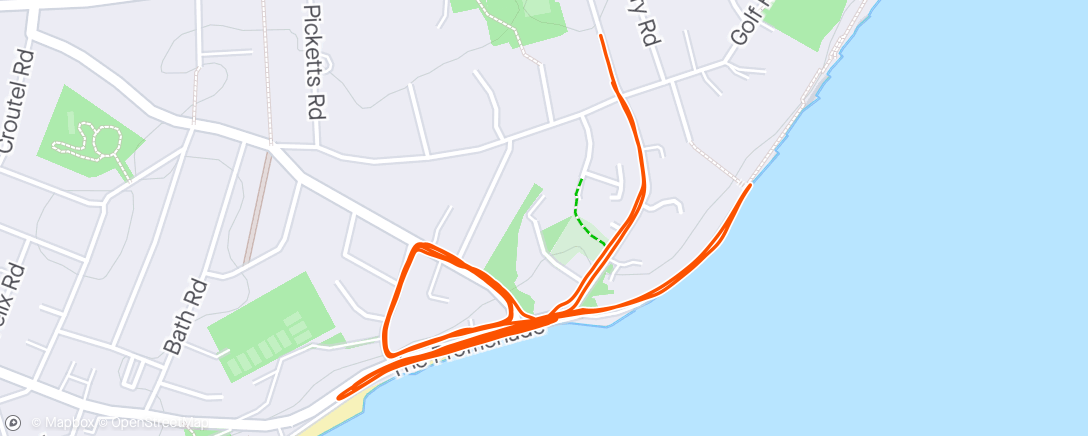 Map of the activity, Road Runners #18