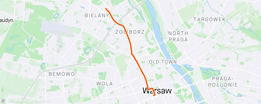 Mapa de la actividad (Zawiercie - Deja vu Wien Train  Ride)