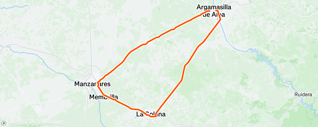 Map of the activity, Morning Ride