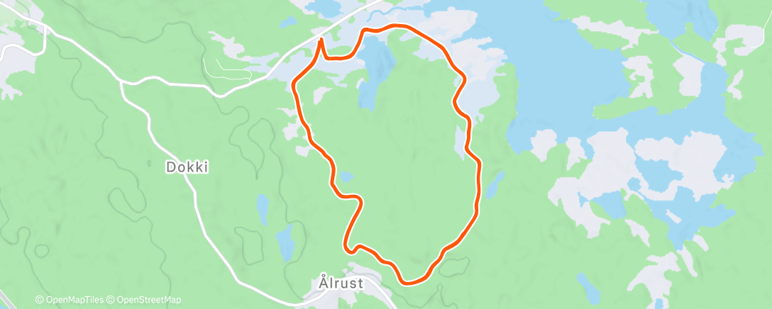 Карта физической активности (Langrenn for en gang skyld)