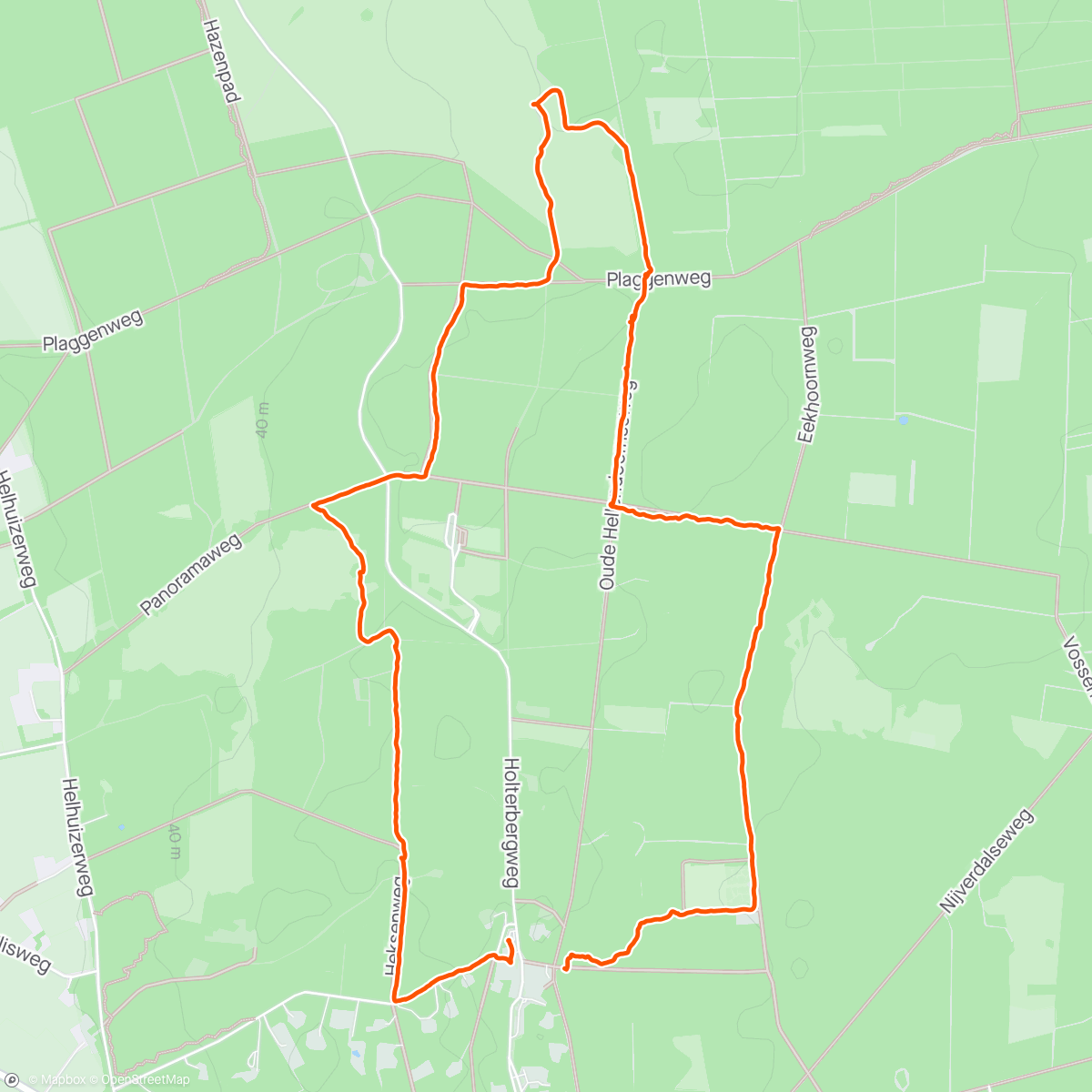 Map of the activity, Ommetje Holtenberg