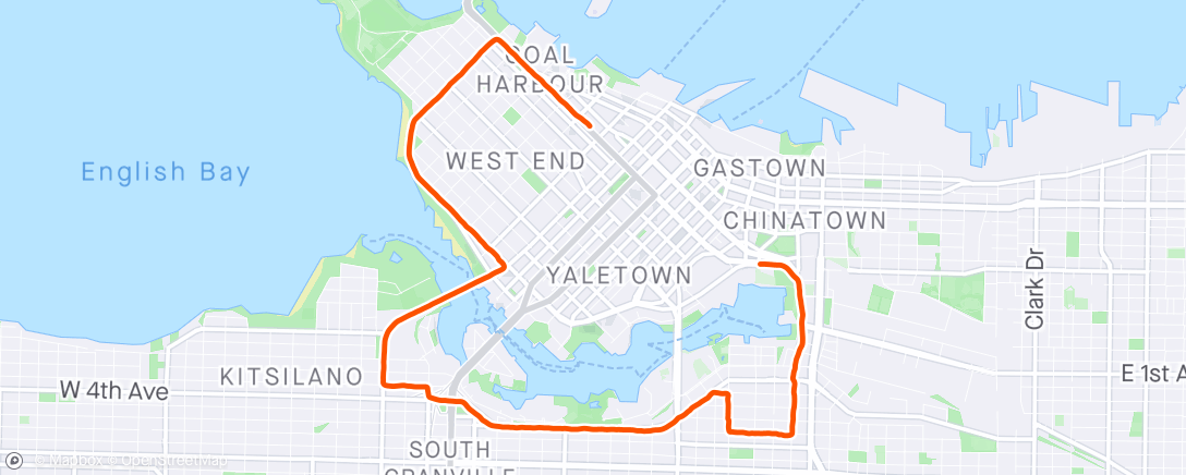 Map of the activity, Sun Run 10km 40:39